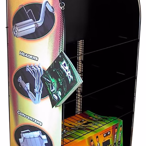 Example of Point of Purchase Display or Point of Sale. DNX Wire Display